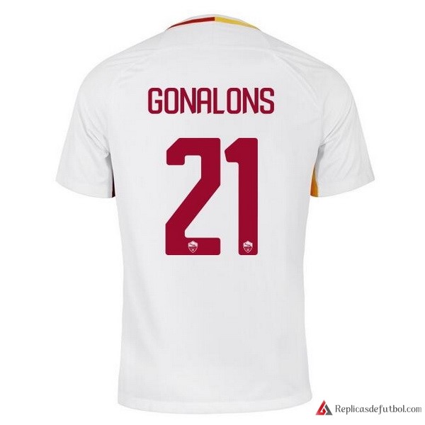 Camiseta AS Roma Segunda equipación Gonalons 2017-2018